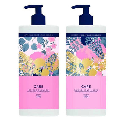 This Limited Edition NAK Care Colour Shampoo and Conditioner in a 1 Litre Duo is great value for cleansing, conditioning highlighted, coloured or curly hair.