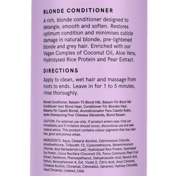 Nak Hair Blonde Plus Shampoo and Blonde Conditioner 375ml Duo