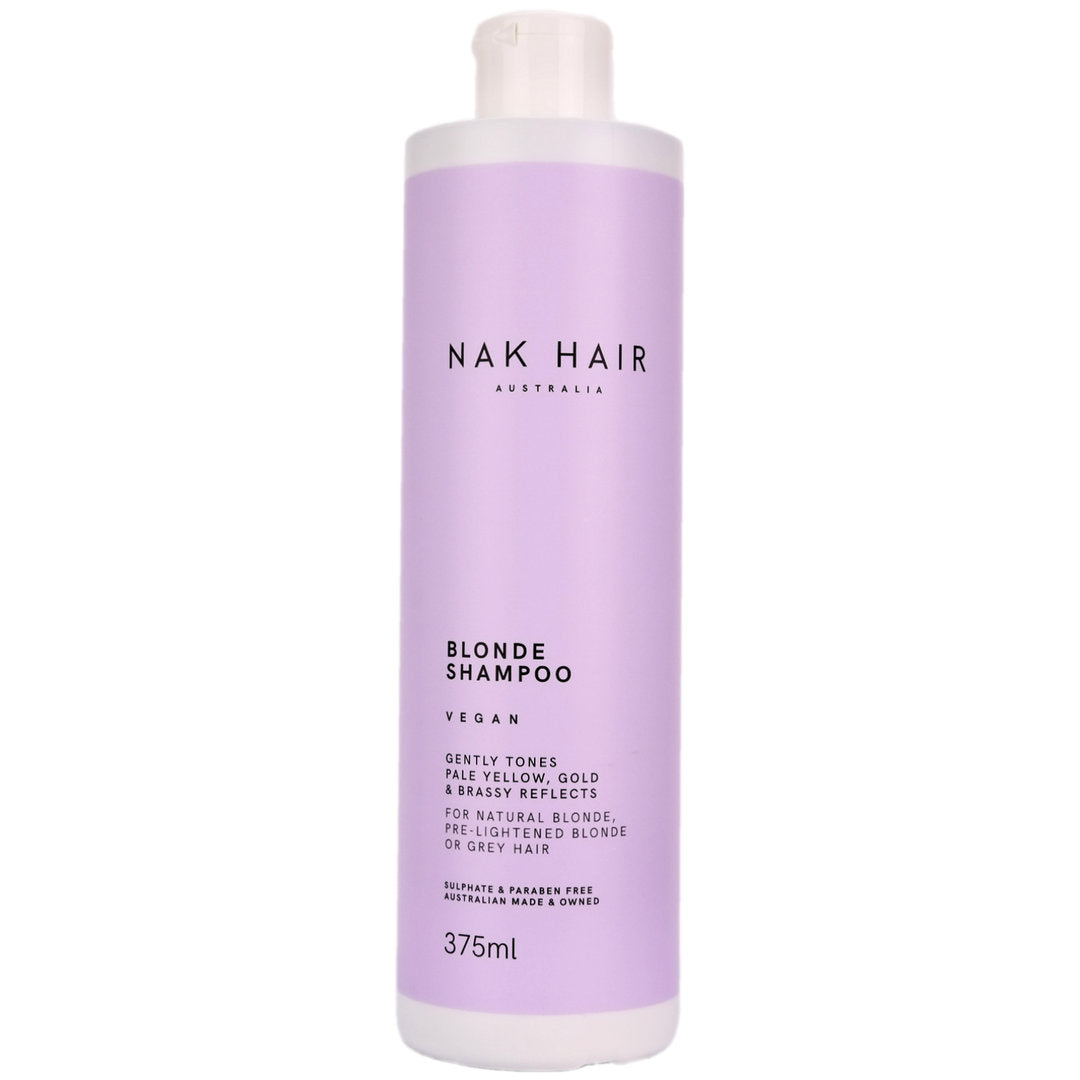 Nak Hair Blonde Shampoo and Conditioner 375ml Duo