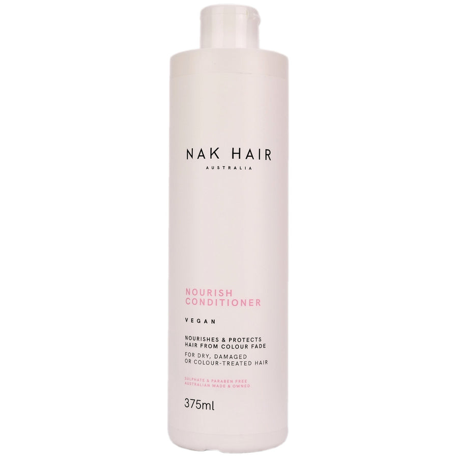 Nak Hair Nourish Conditioner helps to nourish colour-treated hair and protect hair from colour fade.