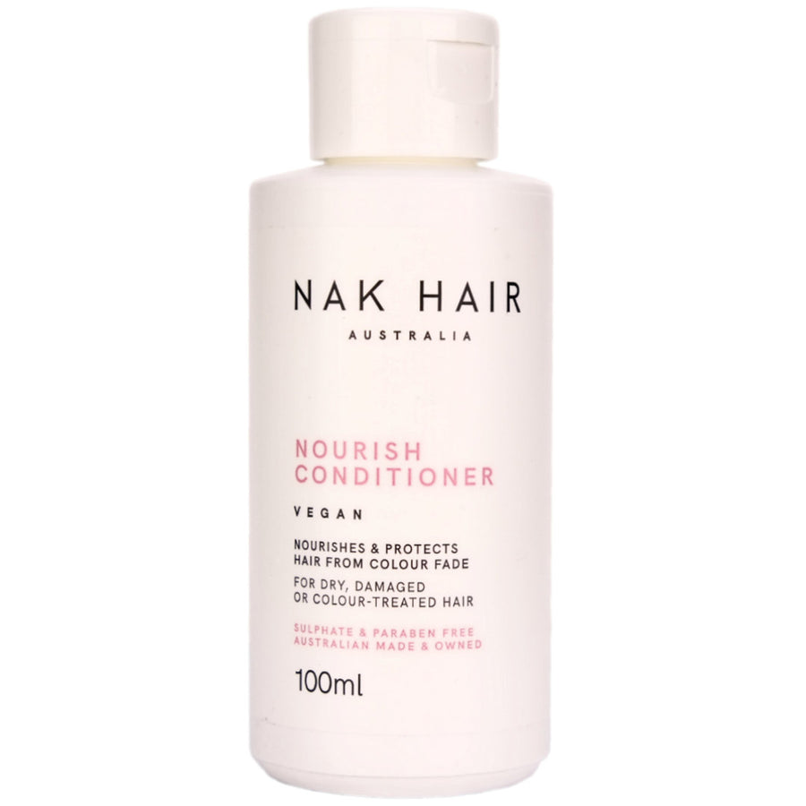 Nak Hair Nourish Conditioner 100ml helps to nourish colour-treated hair and protect hair from colour fade.
