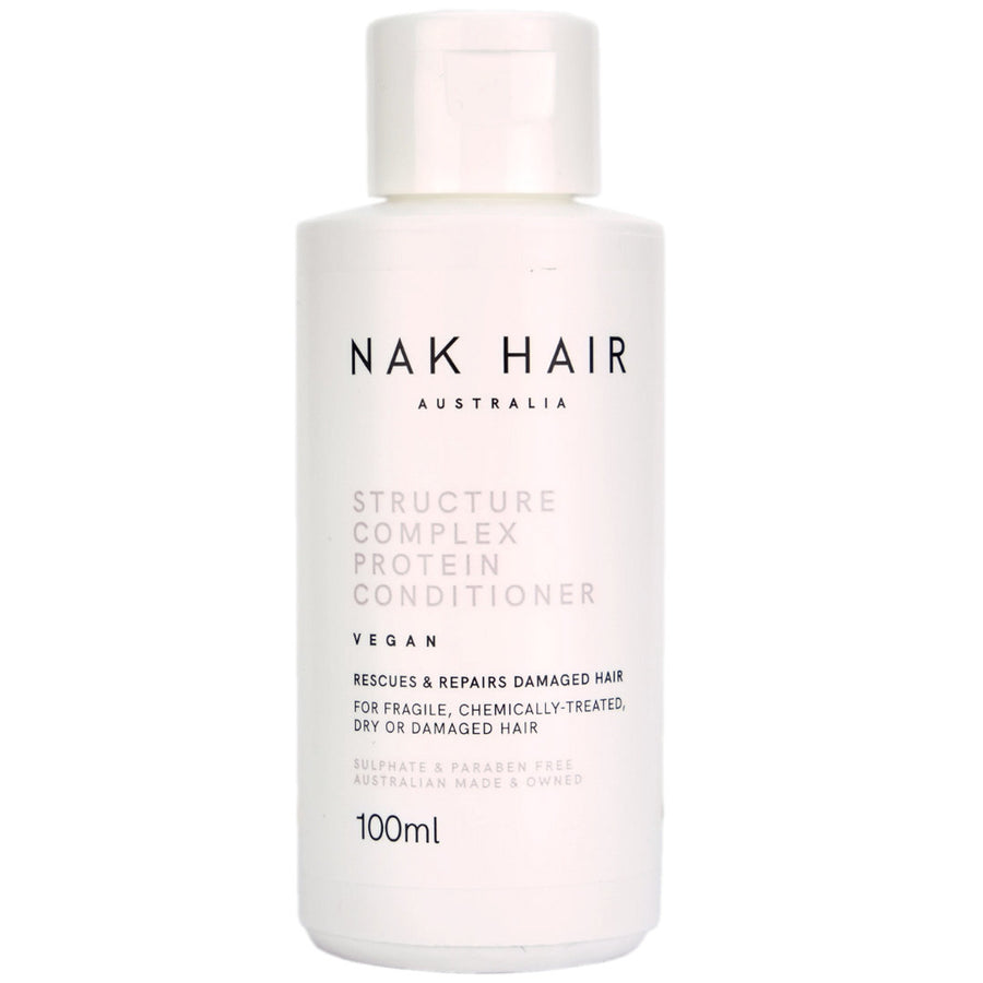 Nak Hair Structure Complex Protein Conditioner mini helps to rescue and repair damaged, fragile, chemically-treated or dry hair.
