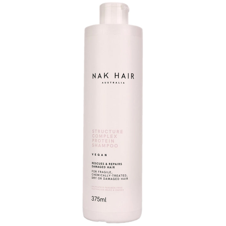 Nak Hair Structure Complex Protein Shampoo helps to rescue and repair damaged, fragile, chemically-treated or dry hair.