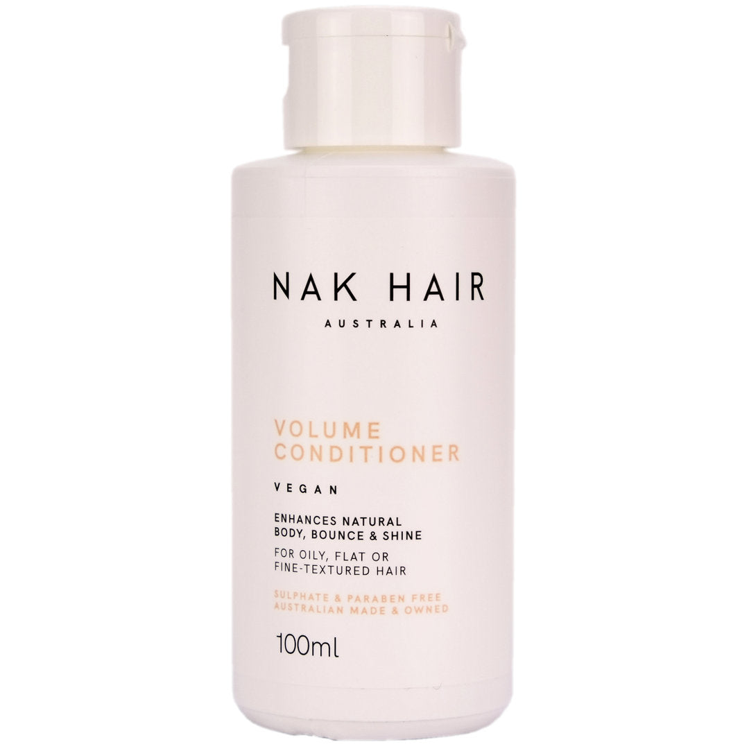 Nak Hair Volume Conditioner 100ml mini size helps to enhance natural volume and increase body, bounce and shine.