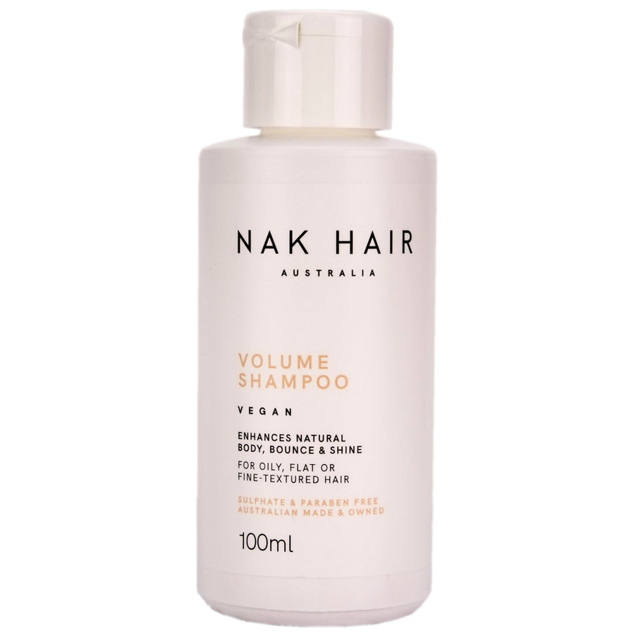 Nak Hair Volume Shampoo 100ml Mini Size helps to enhance natural volume and increase bounce and shine.