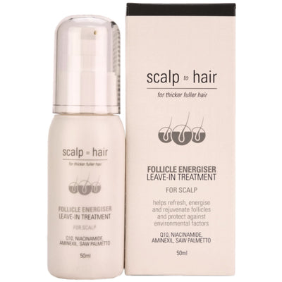 Nak Scalp To Hair Follicle Energiser Leave-In Treatment is a targeted leave-in scalp treatment that helps protect, soothe, soften and moisturise the scalp.