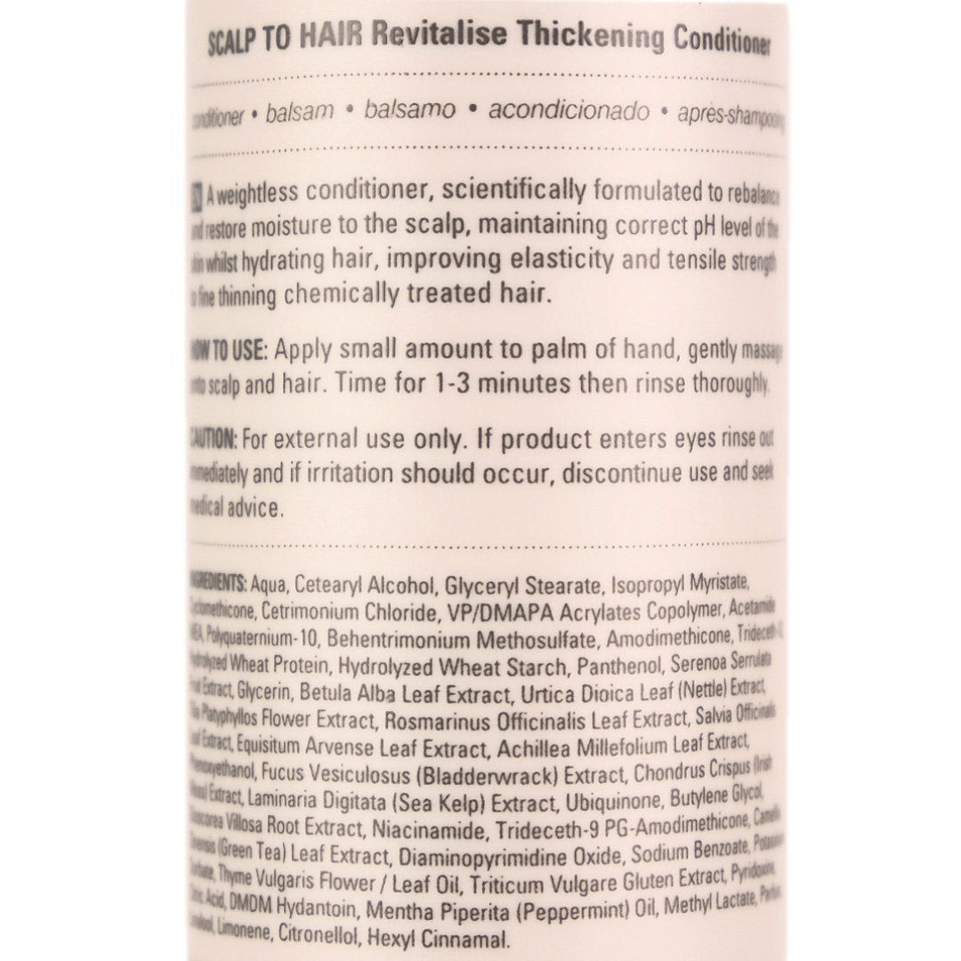 Nak Scalp To Hair Revitalise Thickening Conditioner 250ml