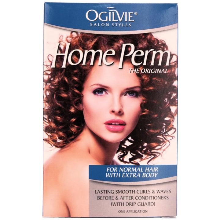 Ogilvie Salon Styles Home Perm Kit for Normal Hair With Extra Body