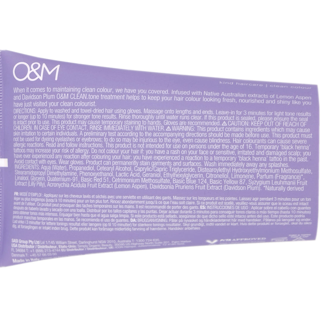 O&M Clean Tone Platinum Colour Treatment 200ml