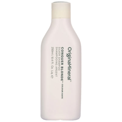 O&M Conquer Blonde Silver Shampoo helps to maintain & remove yellow, dull tones, keeping salon hair fresh for longer.