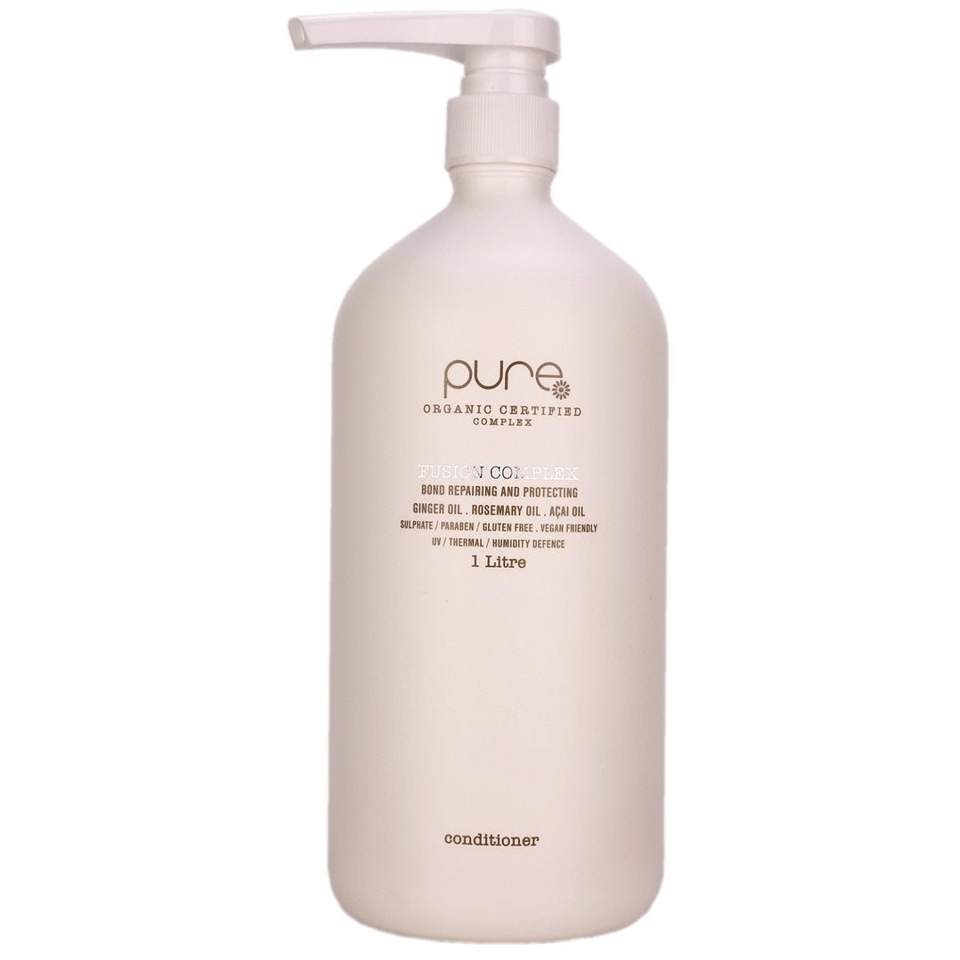 Pure Fusion Complex Conditioner helps to rescue, protect, strengthen and repair damaged to hair caused by processing chemical salon services.
