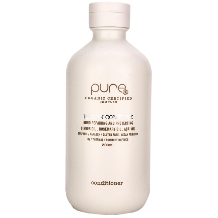 Pure Fusion Complex Conditioner helps to rescue, protect, strengthen and repair damaged to hair caused by processing chemical salon services.