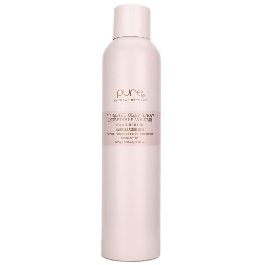 Pure Plumping Clay Spray creates workable texture and shape.