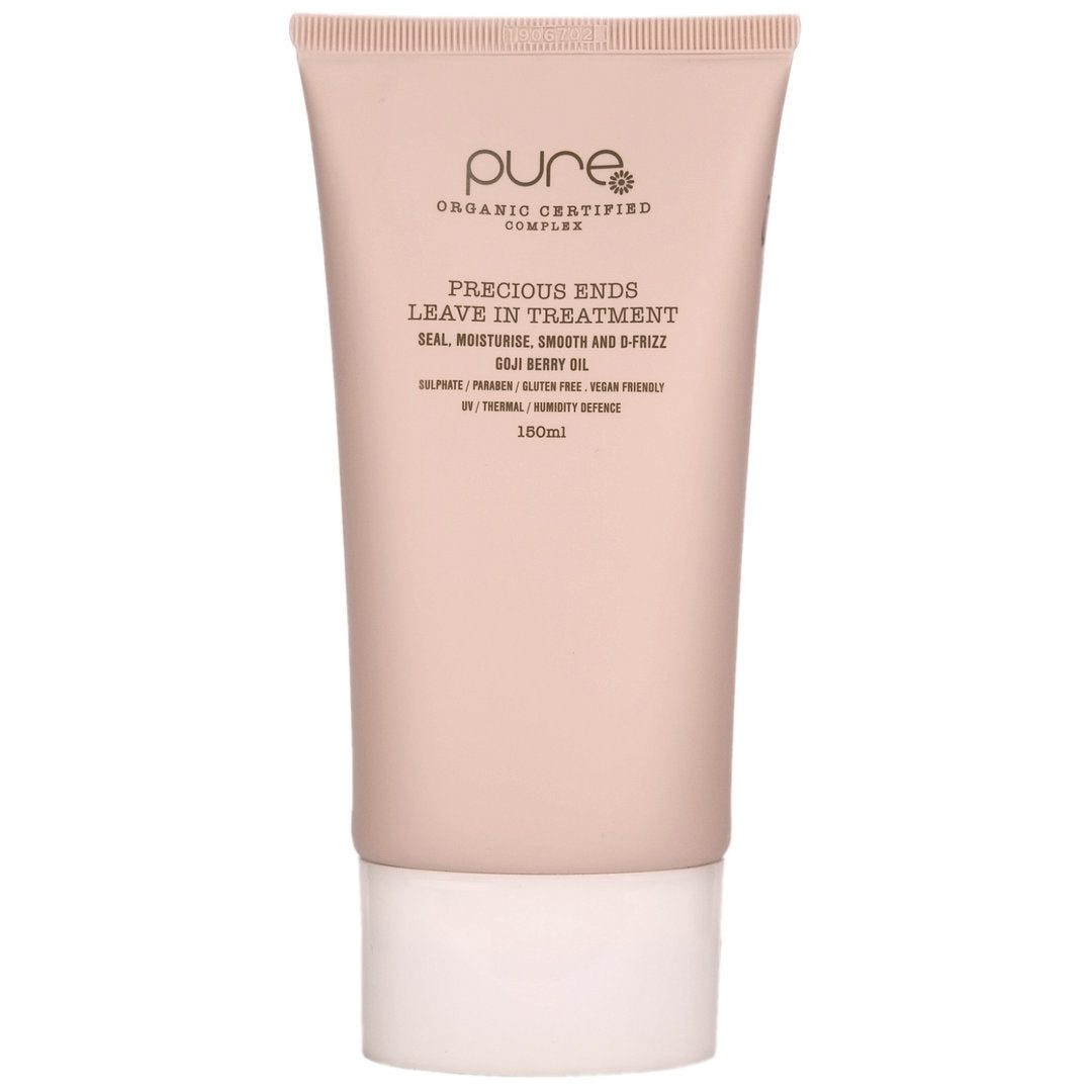 Pure Precious Ends is a leave-in treatment to repair, smooth and soften frizzy, damaged and long hair.