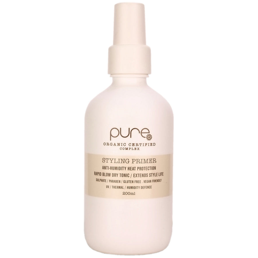 Pure Styling Primer is a rapid blow dry tonic and extend style life.