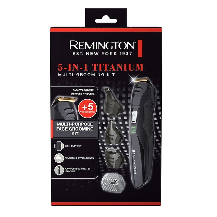Remington 5-in-1 Titanium Multi Grooming Kit