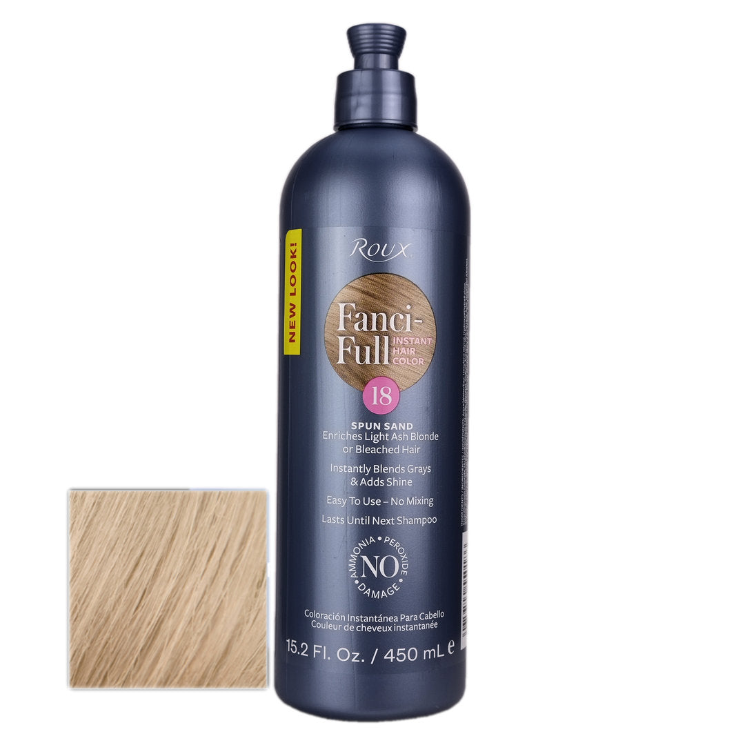 Roux Fanci-Full 18 White Minx Rinse helps to enrich Light Ash Blonde or Bleached Hair.