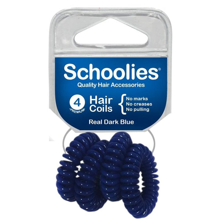 Schoolies Hair Coils 4pc in Various Colours