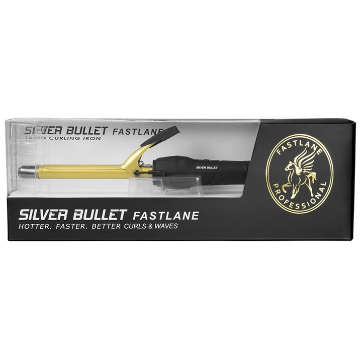 Silver Bullet Fastlane Gold Ceramic Curling Iron - Various Sizes