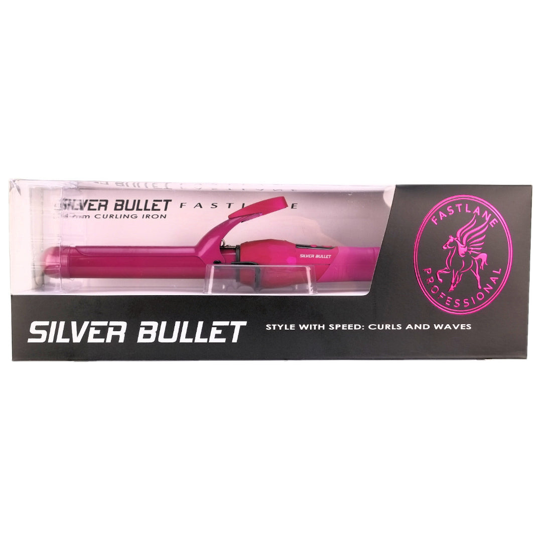 Silver Bullet Fastlane Pink Ceramic Curling Iron