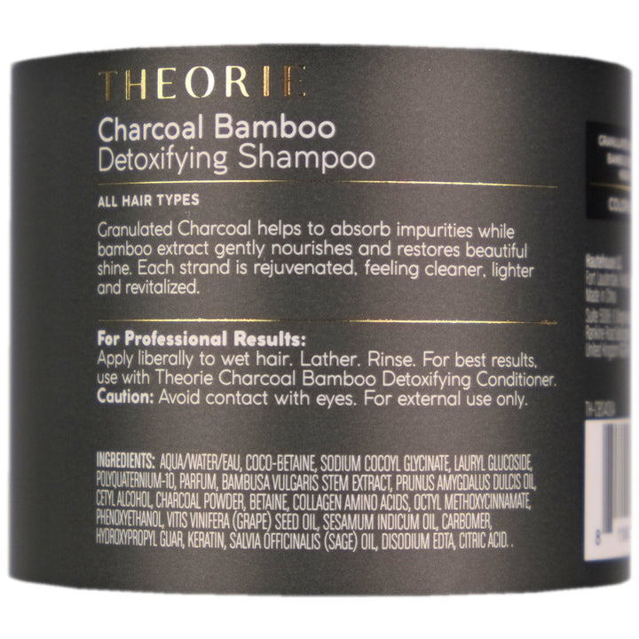 Theorie Charcoal Bamboo Detoxifying Shampoo 400ml