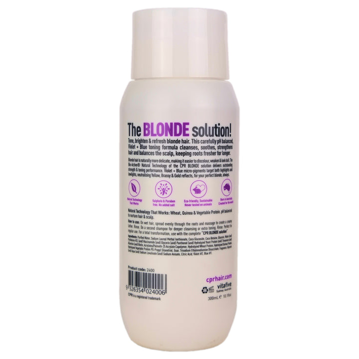 CPR Blonde Shampoo and Conditioner 300ml Duo