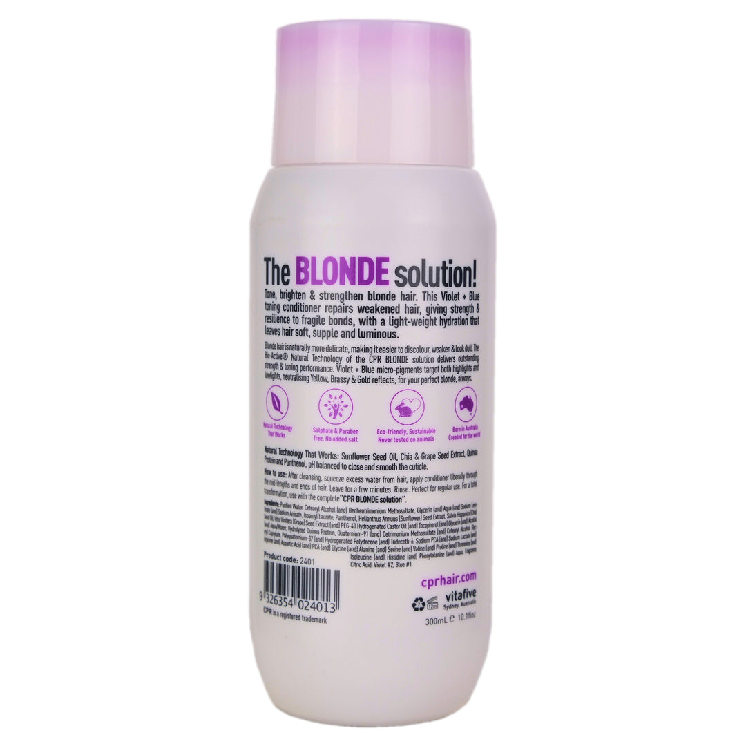 CPR Blonde Shampoo and Conditioner 300ml Duo