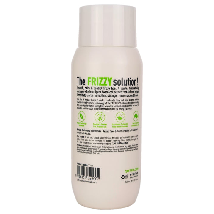 CPR Frizz Control Shampoo and Conditioner 300ml Duo