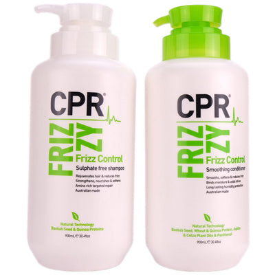 Vitafive CPR Frizzy Frizz Control Shampoo and Conditioner 900ml Duo