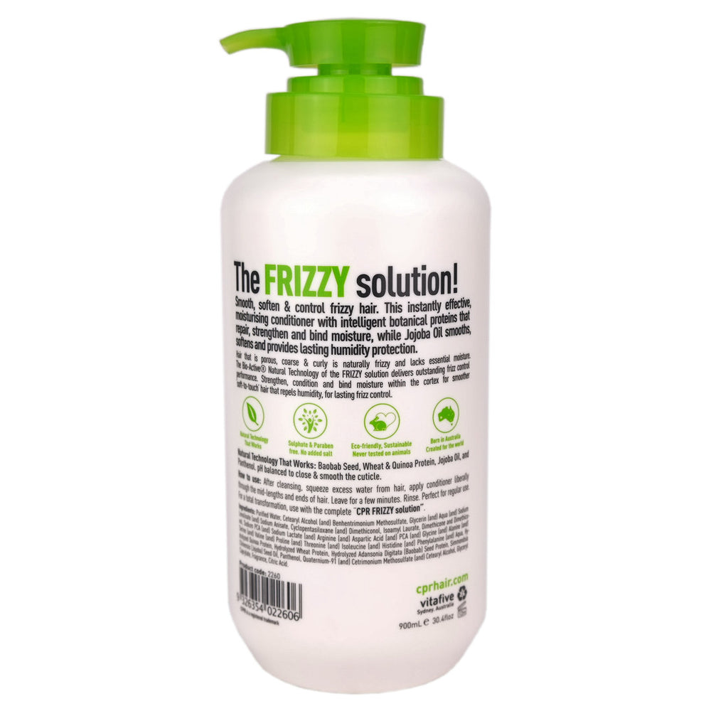 Vitafive CPR Frizzy Frizz Control Shampoo and Conditioner 900ml Duo