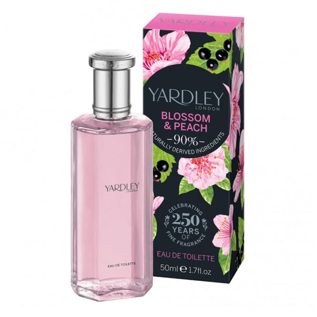 Yardley London Blossom and Peach Eau De Toilette Spray 50ml