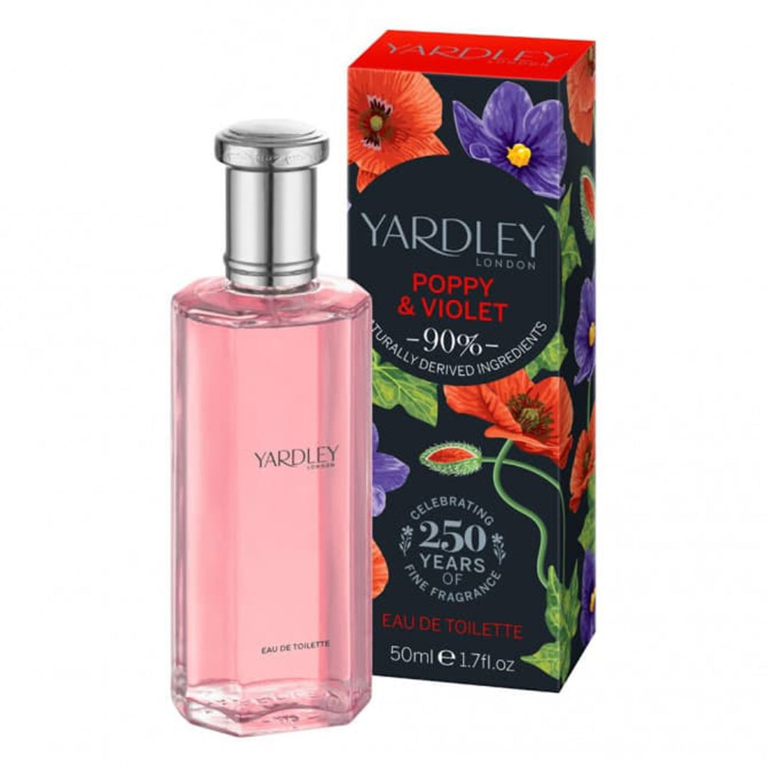 Yardley London Poppy and Violet EAU DE TOILETTE 50ml