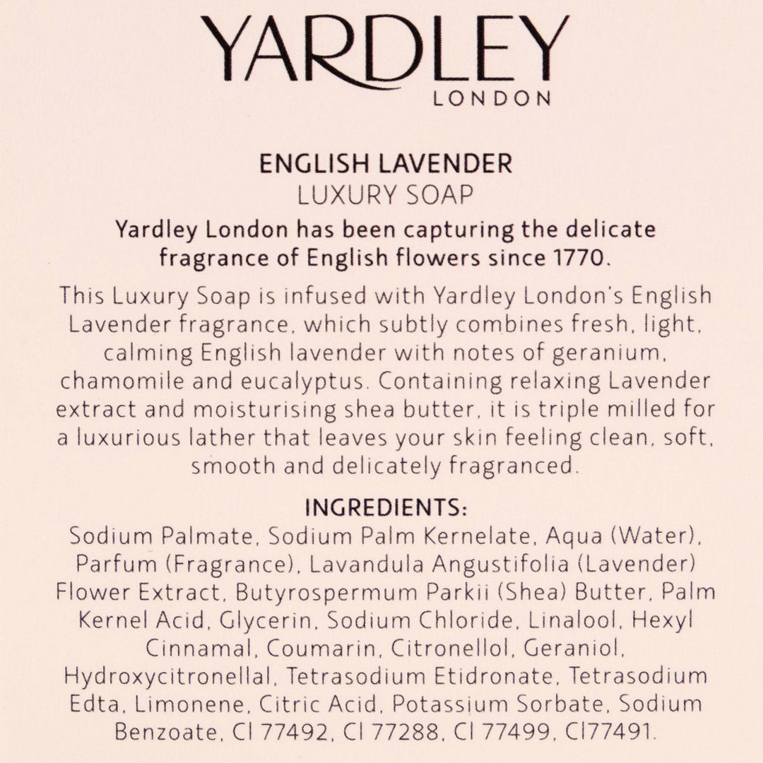 Yardley London ENGLISH LAVENDER Luxury Soap 100g