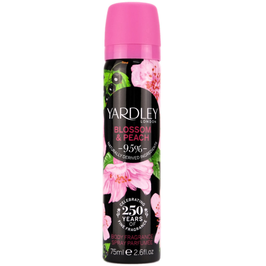 Yardley London Blossom and Peach Body Fragrance Spray 75ml