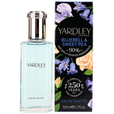 Yardley London Bluebell and Sweet Pea Eau De Toilette Spray 50ml