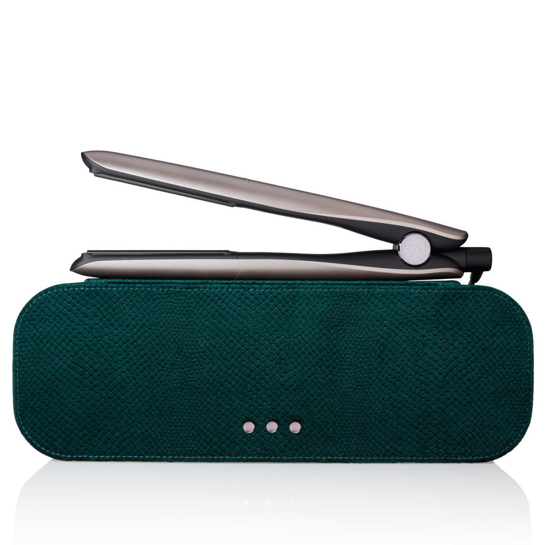 ghd Gold Advanced Styler with Emerald Green Vanity Case