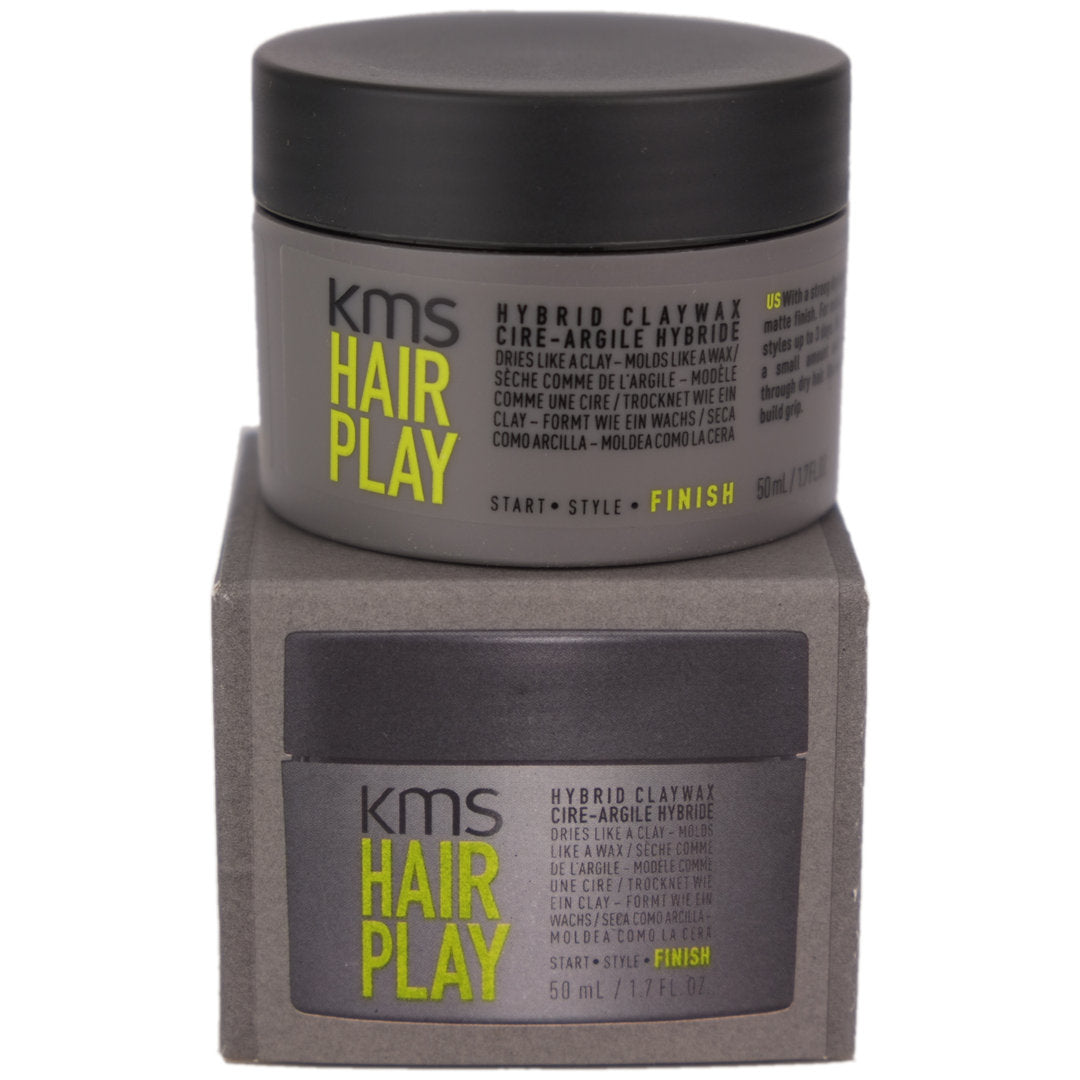 KMS Hair Play Clay Wax is great for molding your hair style with a strong hold & matt finish.