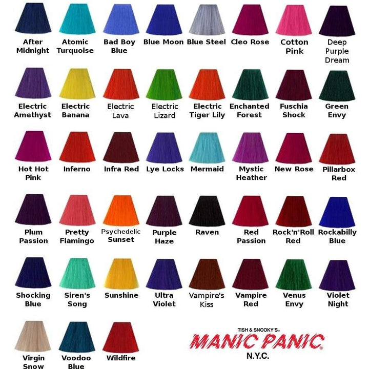 Manic Panic PILLARBOX RED Hair Colour Cream (118ml)