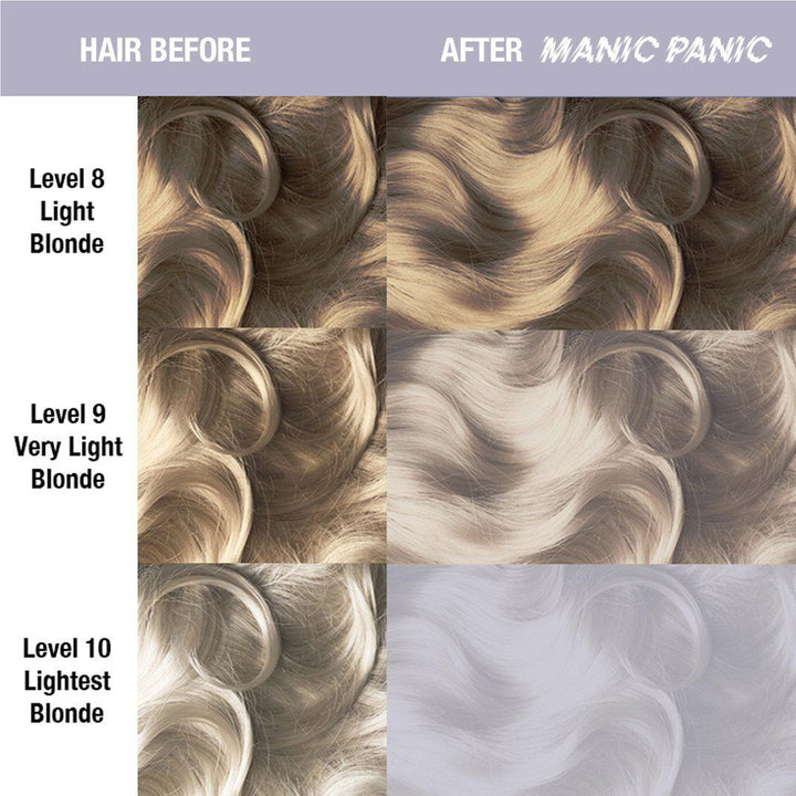 manic panic silver stiletto before and after