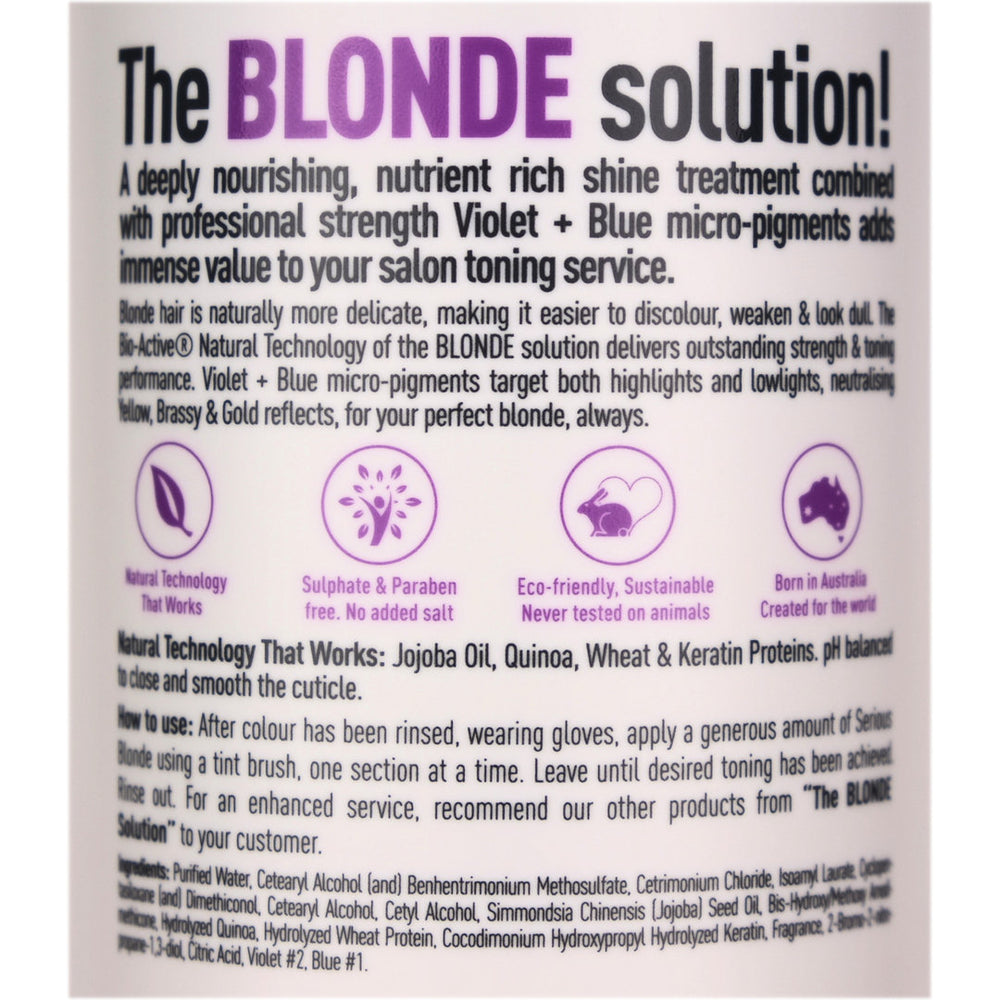 Vitafive CPR Serious Blonde Toning Intensive Masque 900ml