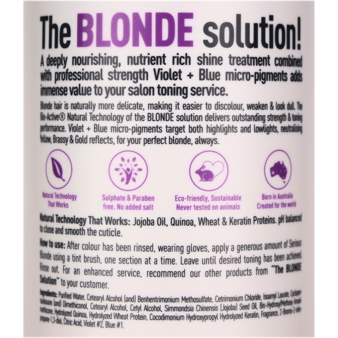 Vitafive CPR Serious Blonde Toning Intensive Masque 900ml